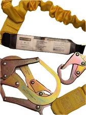 KwikSafety PYTHON 6' Double-Leg Safety Lanyard w/ Shock Absorber - Model KS7702J