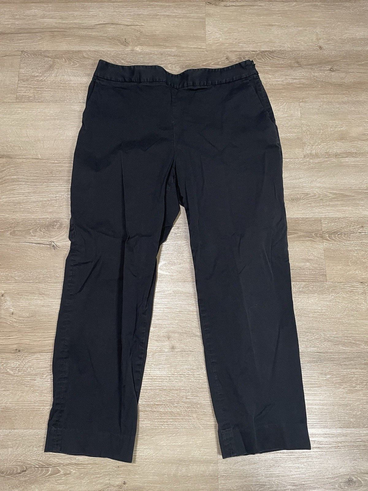 Pendleton Black Cotton Stretch Flat Front Pants W… - image 1
