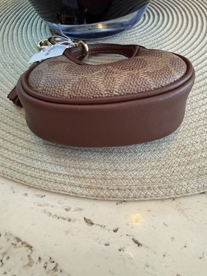 NWT Coach Mini Bag Key Ring & Charm in Signature leather | eBay