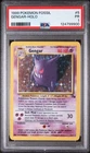 PSA 1 PR 1999 Fossil Gengar Holo 5/62 Holo Foil WOTC Pokemon Unlimited