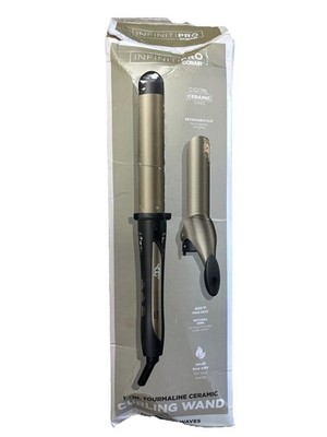 Damaged Box - Infiniti Pro Tourmaline Ceramic Curling Wand 1  1/4 