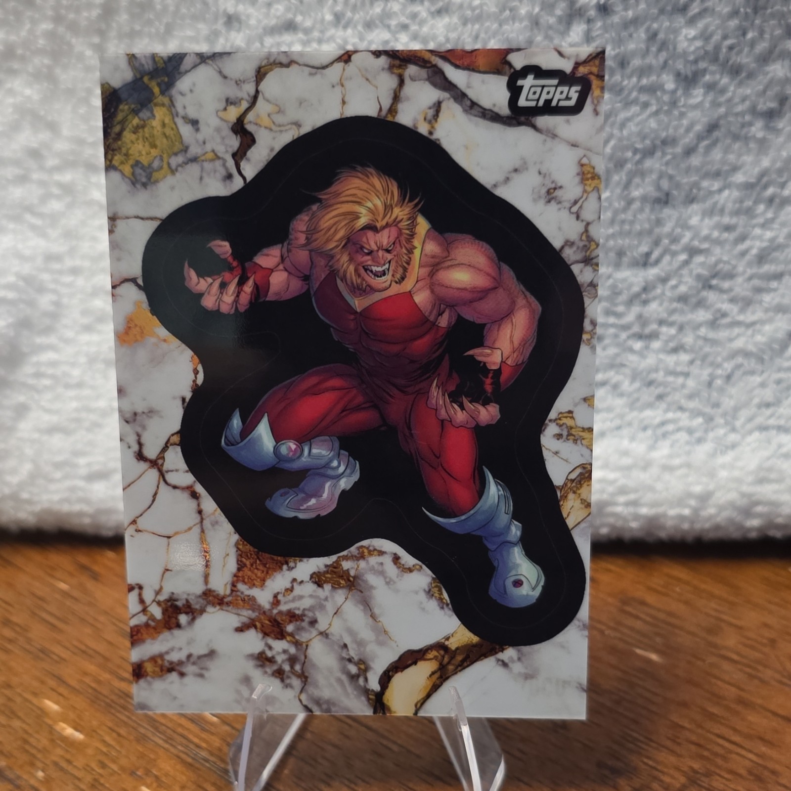 Topps 2025 Comic Book Heroes 2025 Marvel #138 Sabretooth Base Set Card