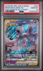 2019 POKEMON JPN SUN & MOON TAG TEAM GX ALL STARS #052 MEWTWO & MEW GX PSA 10