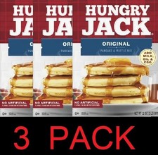 Hungry Jack ORIGINAL Pancake  Waffle Mix 32 oz box - 3 PACK