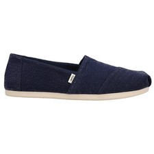TOMS Alpargata Slip On Womens Blue Flats Casual 10016752T