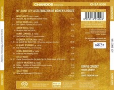 CORVUS CONSORT / LOUISE THOMSON WELCOME JOY: A CELEBRATION OF WOMEN'S VOICES NEW