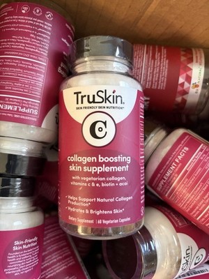 Collagen Boosting Skin Supplement 60 Veg Capsules Vitamin C E Biotin