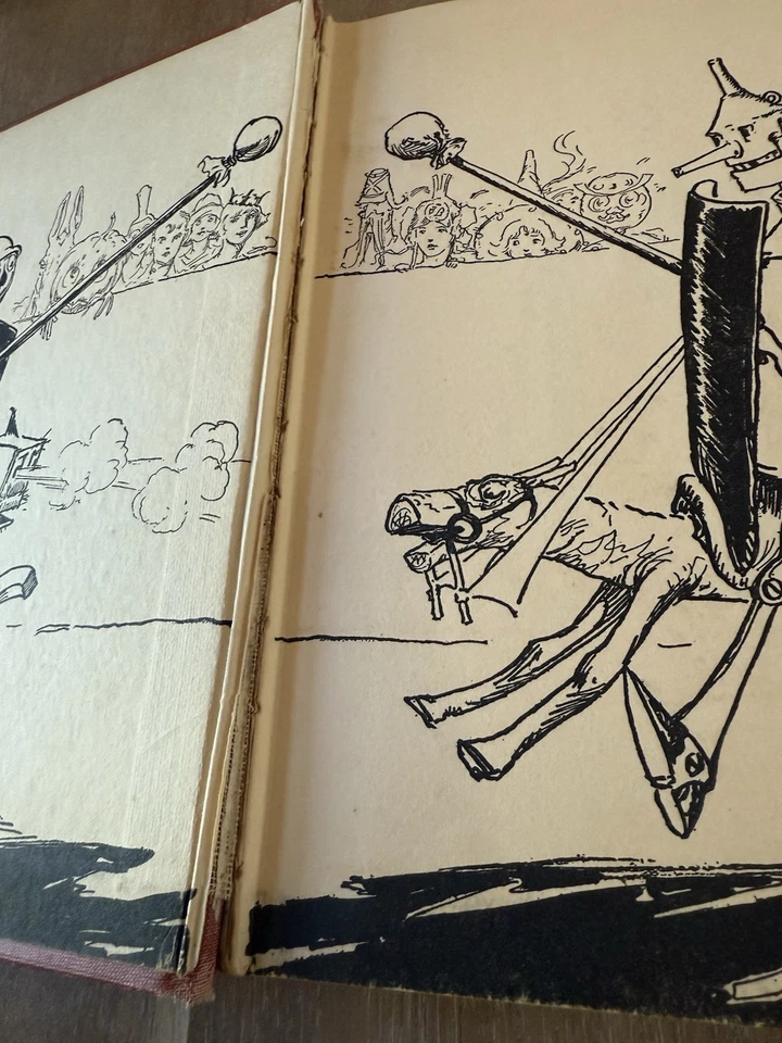 VTG 1930 THE YELLOW KNIGHT OF OZ RUTH PLUMLY THOMPSON L. FRANK BAUM JNO. R. NEIL - Image 4 of 4