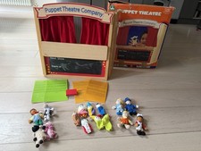 Vintage ELC Wooden Puppet Theatre Early Learning Centre Inc Farmyard Friends