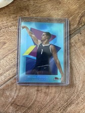 2025 Topps Finest Michael Porter Jr Sky Blue Refractor #27 Denver Nuggets