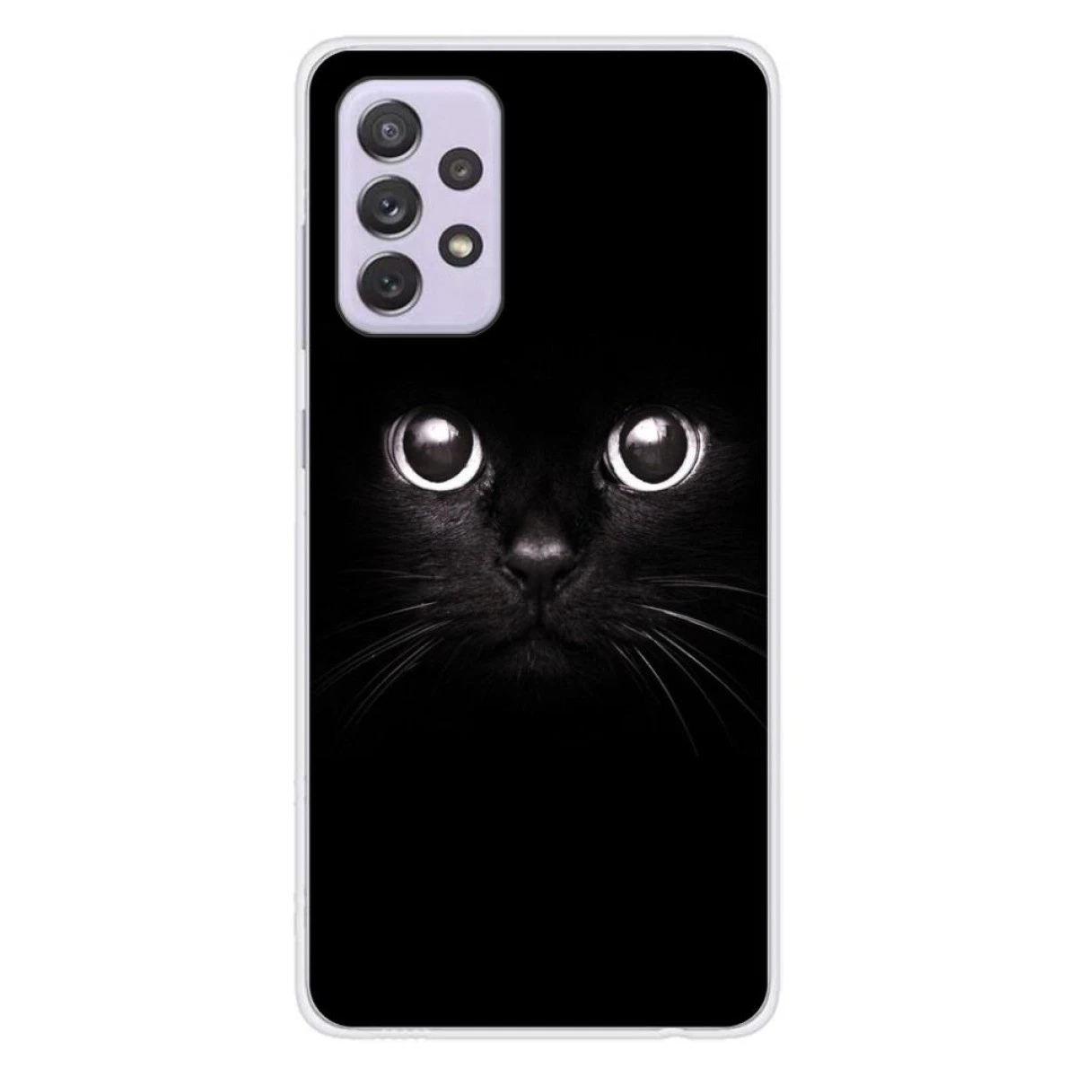 Cover Per VIVO V29 Lite Con Design Gatto Nero – Custodia Slim In TPU E Vetro Temperato, Protezione Antiurto - 2