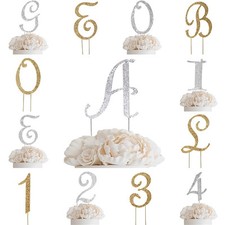 4.5" tall Rhinestone CAKE TOPPER Wedding Party Decorations Supplies on SALE