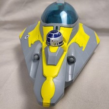 Hasbro Star Wars Clone Wars Anakin Skywalker Jedi Starfighter Yellow 2008 LFL