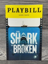 THE SHARK IS BROKEN, GOLDEN THEATRE, AUGUST 2023, BROADWAY PLAYBILL