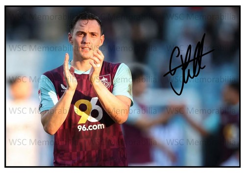 11042. Connor Roberts Signed Pictures A4 Prints Burnley Swansea Leeds Wales etc.