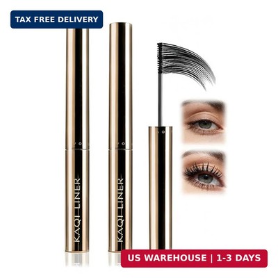 2Pcs Ultra-Fine Lengthening Waterproof Quick-Dry Mascara, 2026 Upgrade Black Mas