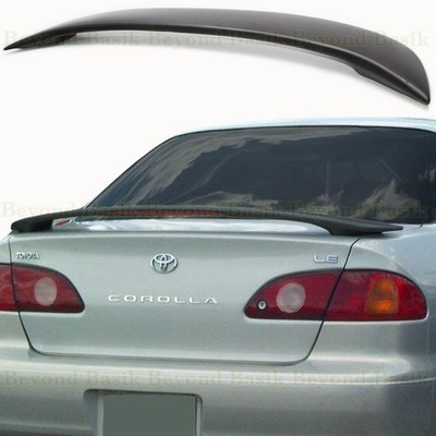 For Toyota COROLLA 1998 99 2000 2001 2002 Factory Style Spoiler W/L MATTE BLACK