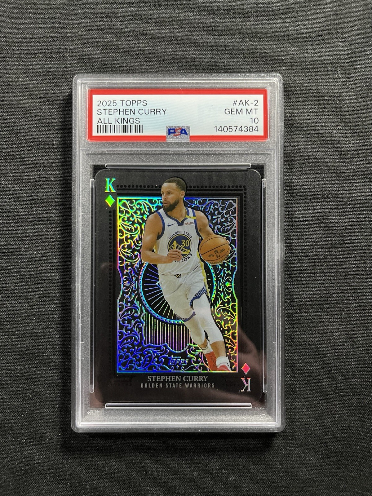2025 Topps Stephen Curry All Kings Case Hit RARE PSA 10 POP 4 Impossible Grade