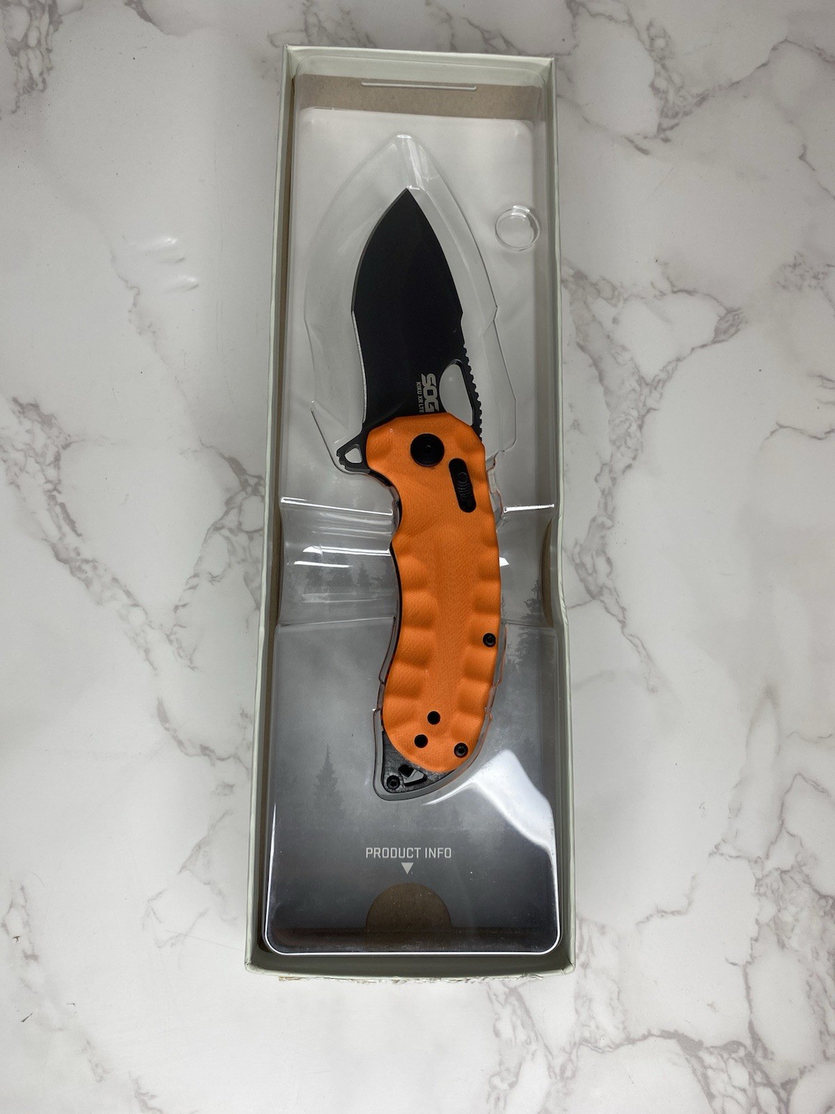 SOG Kiku XR LTE 3" Folding Knife G-10 Handle 12-27-03-57 CTS-XHP Stainless #582