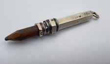 Sampson Mordan Victorian Hallmarked Silver Pencil Holder London 1900