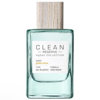 NWOB Clean Reserve H2EAU Golden Citrus Eau De Parfum Spray 100ml 3.4oz No Box