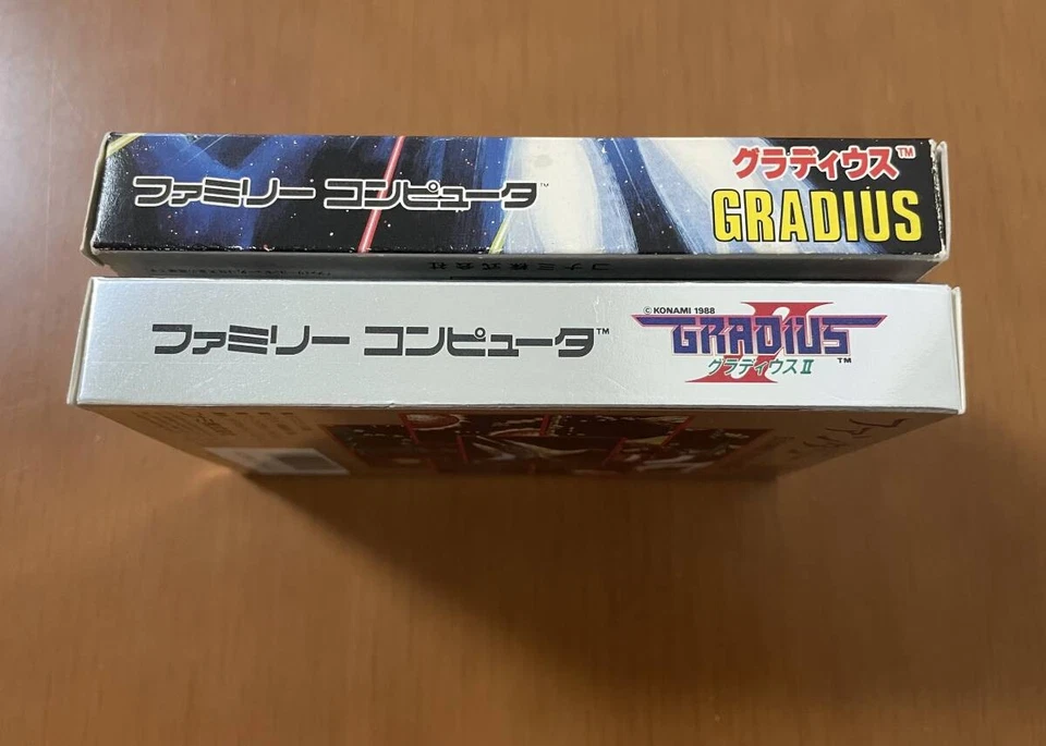 Lote 2 SFC Gradius 1 2 Nintendo Famicom KONAMI Japón Shooting Game NTSC-J NES - Imagen 4 de 4