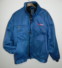 Snickers Work Jacket Fleece sherpa lined XL Blue Utility Industrial Workwear