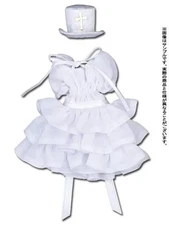 Azone Pureneemo Goblin Chiffon One Piece White Blythe DAL 1/6 Obitsu