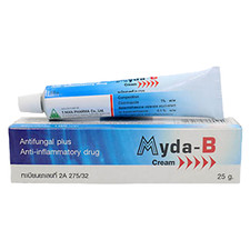 Myda  B 25  g Cream   Anti  Inflammatory  Antifungal Treatment, Sealed Thailand