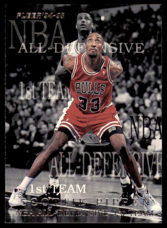 Scottie pippen fleer 94-95 All Defensive 1st Team 5 of 10 BULLS | eBay