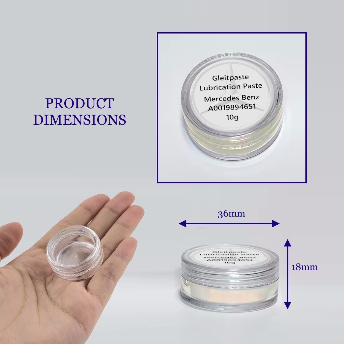 Mercedes-Benz Gleitpaste 10g Car Sunroof Lubrication Paste Grease 