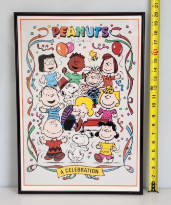 Peanuts by Schulz A Celebration Print Picture Snoopy 20.5