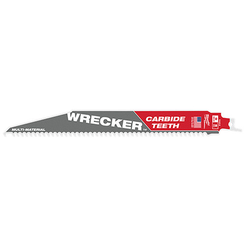 Milwaukee 48-00-5242 The Wrecker SAWZALL 9" Blade w/ Carbide Teeth