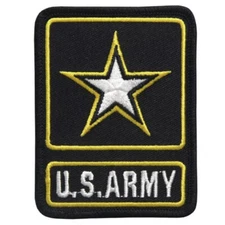 US ARMY STAR LOGO EMBROIDERED IRON ON MILITARY PATCH UNITED STATES ARMY PATCHES