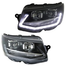 Scheinwerfer DRL LED Tagfahrlicht Lightbar für VW T6 Bus Bj. 2015- Schwarz