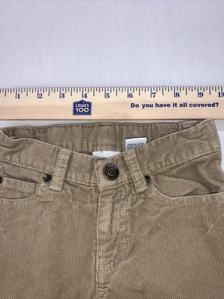 Pantalones Sonoma Niño Pana Tostado Talla 2T Algodón Snap Foto 3 de 4