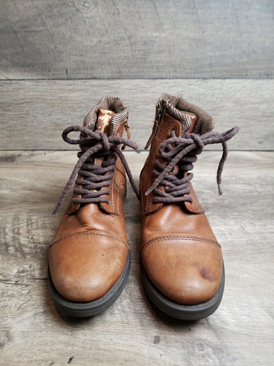 Aldo Brown Combat Boot Men Size 7.5 | eBay display picture 1