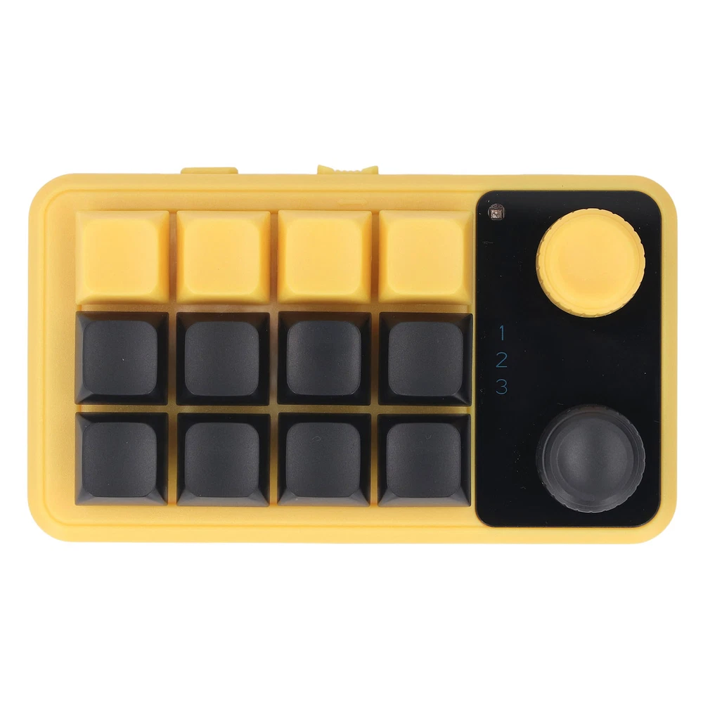 Customizable 12-Key RGB Mechanical Keyboard with Programmable Switches
