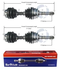 For Isuzu Amigo Rodeo Trooper Pickup 4WD 2 Front CV Axle Shafts SurTrack Set