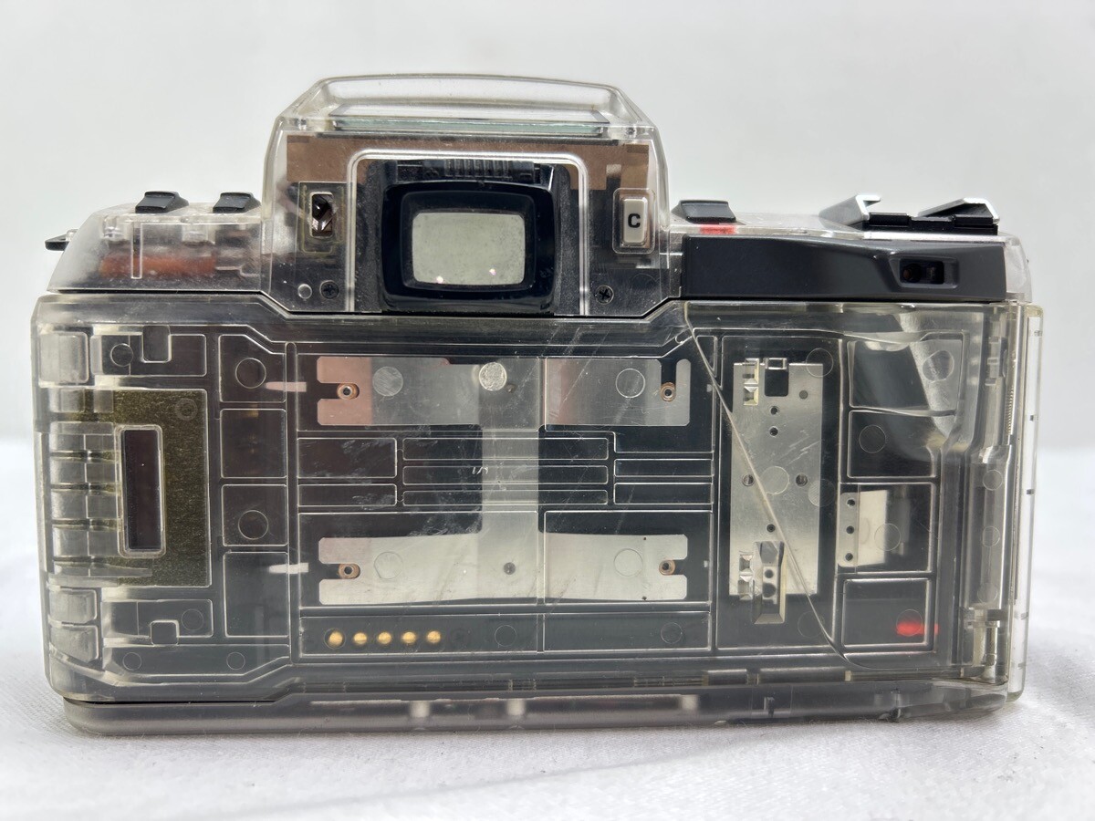 Pentax SF1/SFX Transparent 35mm film camera demonstrator