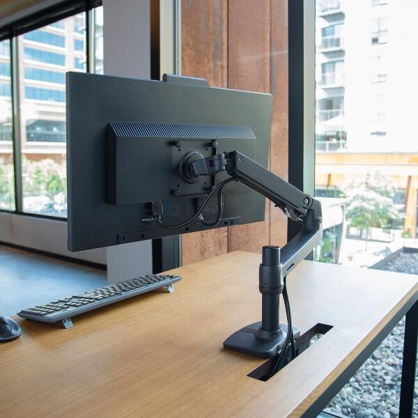 Ergotron LX Desk Mount Monitor Arm Matte Black FedEx | eBay