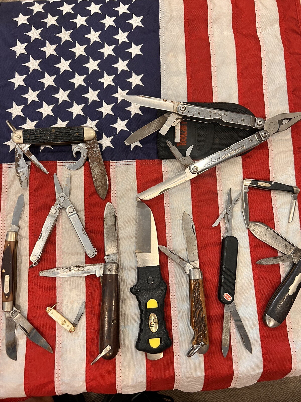 Knife Lot Llbean Buck Crkt Kamp King ————— And More eBay