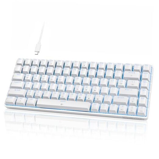 TMKB T84SE 75% Mechanical Gaming Keyboard with 84 Blue Switch Keys-image