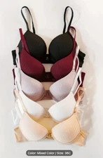 High Support Solid Color with Steel Wire Bra 5-Pack