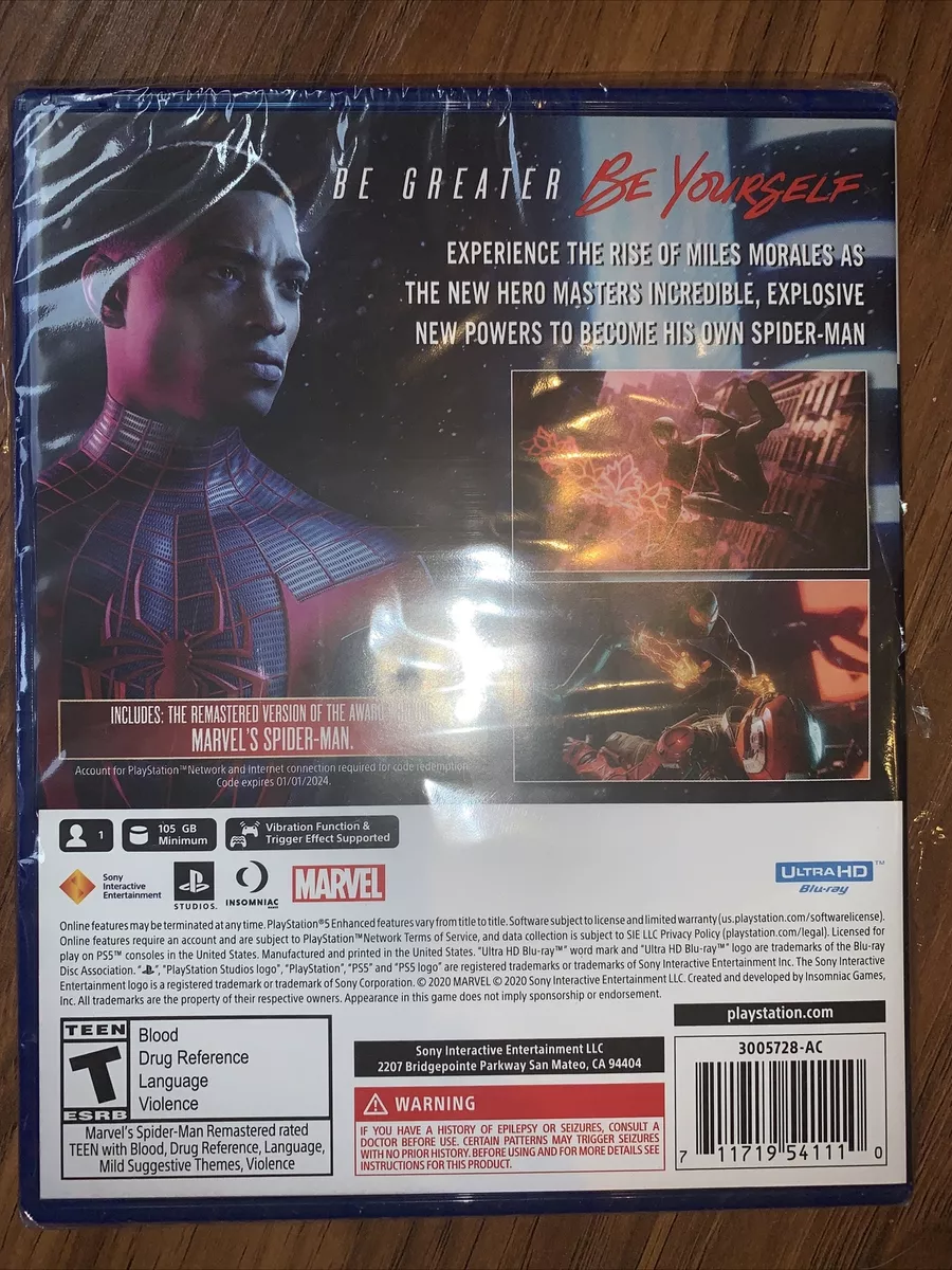 Marvel's Spider-Man: Miles Morales - PlayStation 5 (PS5) - No Code  711719544869