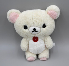 Rilakkuma San-X Sherbet Series Plush 12" Medium White Stuffed Animal Bear Toy
