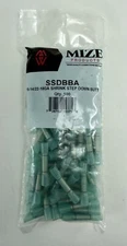 Mize USA 100 Pc Blue 16-14 GA to Red 22-18 GA Step Down Shrink Butt Connector