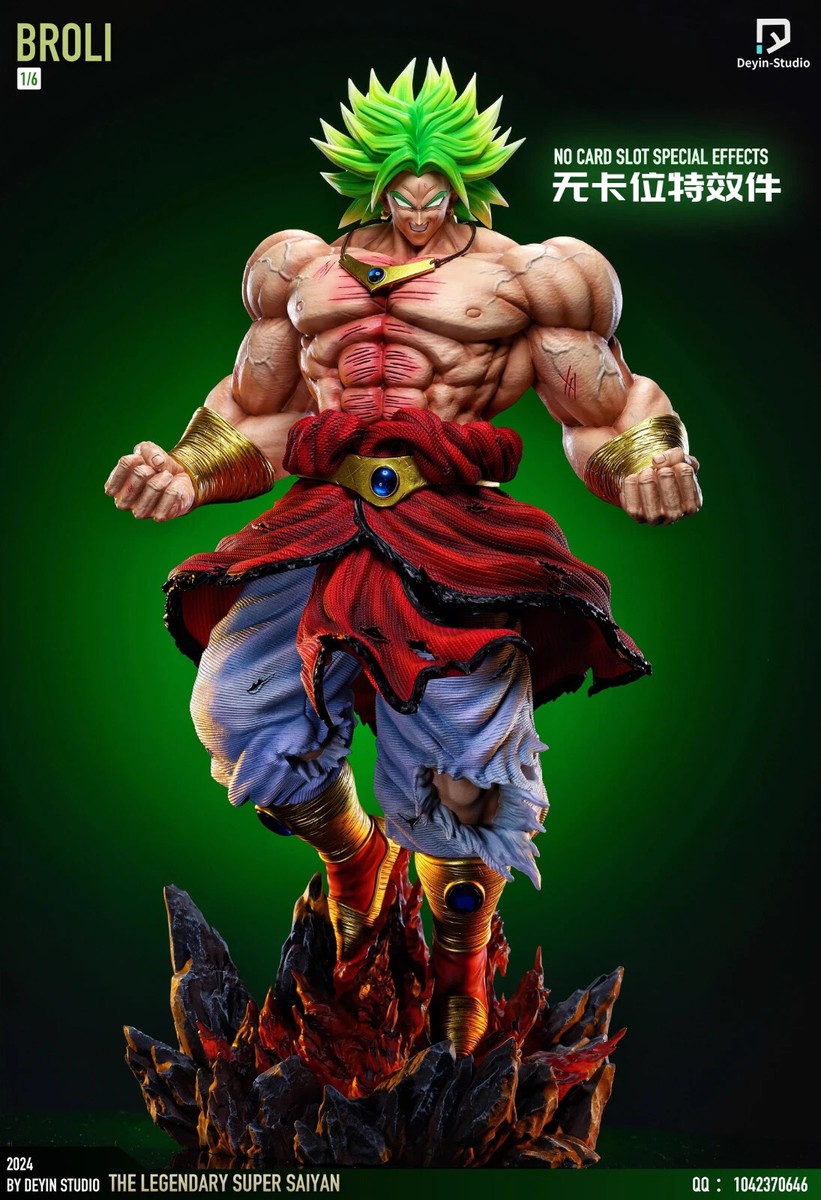 DeYin Studio Dragon Ball Broly 1/4 H71cm Resin Statue In Stock