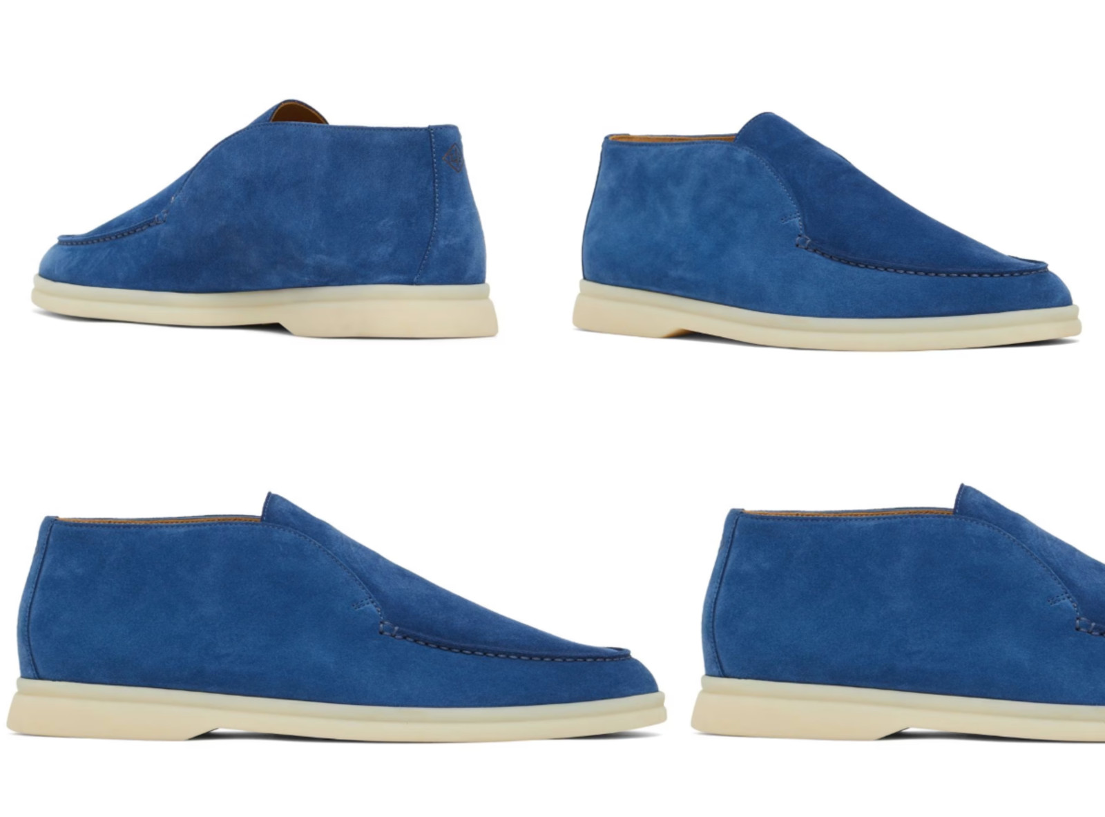 Loro Piana Polacchino Open Walk Ante Zapatillas Zapatos Botas Slippers 42