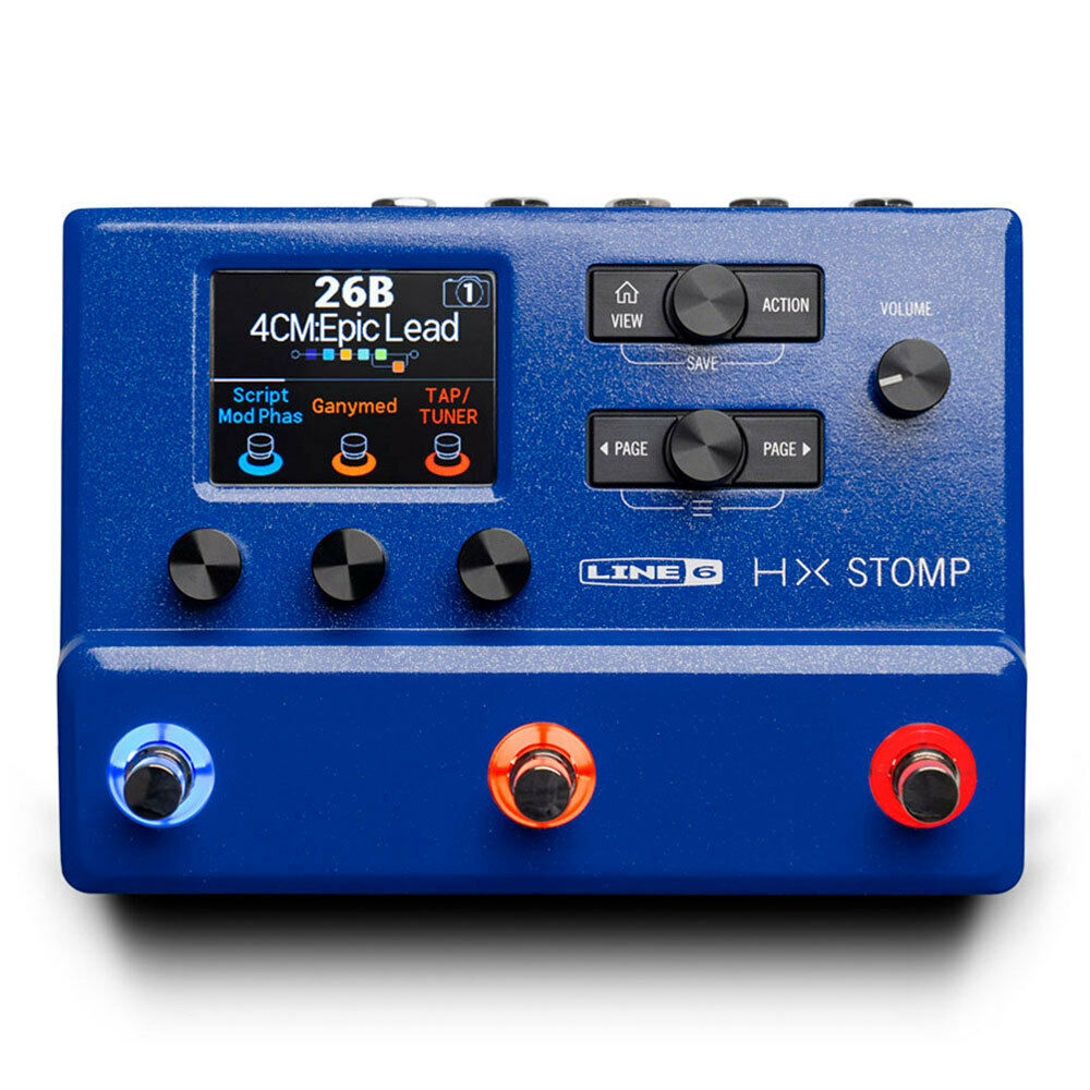 Virus Falde tilbage hjerte LINE 6 HX Stomp Lightning Blue guitar effects pedal From Japan | eBay